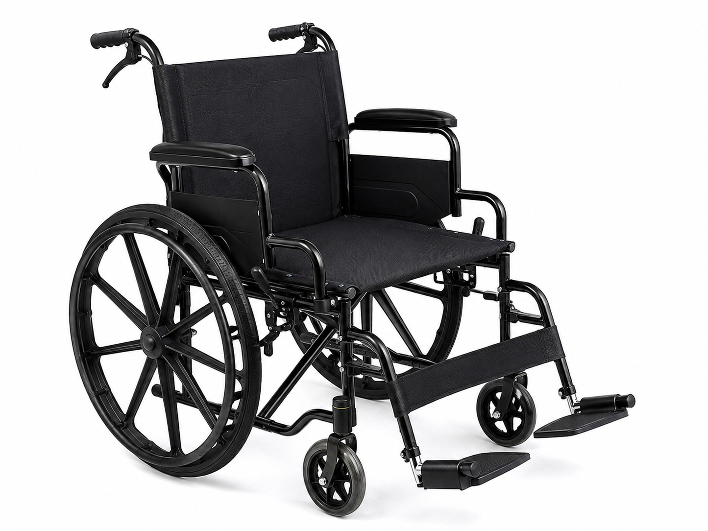 Wheelchair - Removable Armrests and Footrests