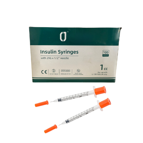 Insulin Syringe 1ml - 29G x ½” - Box of 100