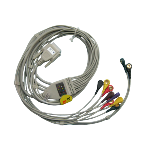 ECG Cable - 10 Lead Button Type