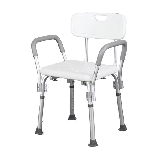 Shower Chair - Height Adjustable, Non-Slip Design