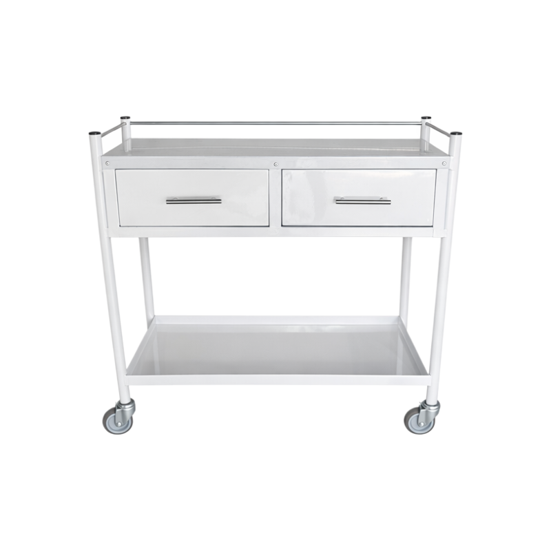 Two Drawer Anaesthetic Trolley
