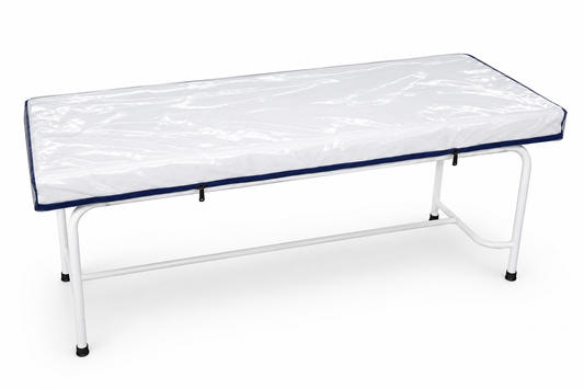 Exam Couch Fitted Sheet – Clear PVC (188 × 63 × 6 cm)